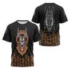 Ancient Egyptian pharaoh Anubis pattern shirt short-sleeved Harajuku Y2kT-shirt top children's clothing