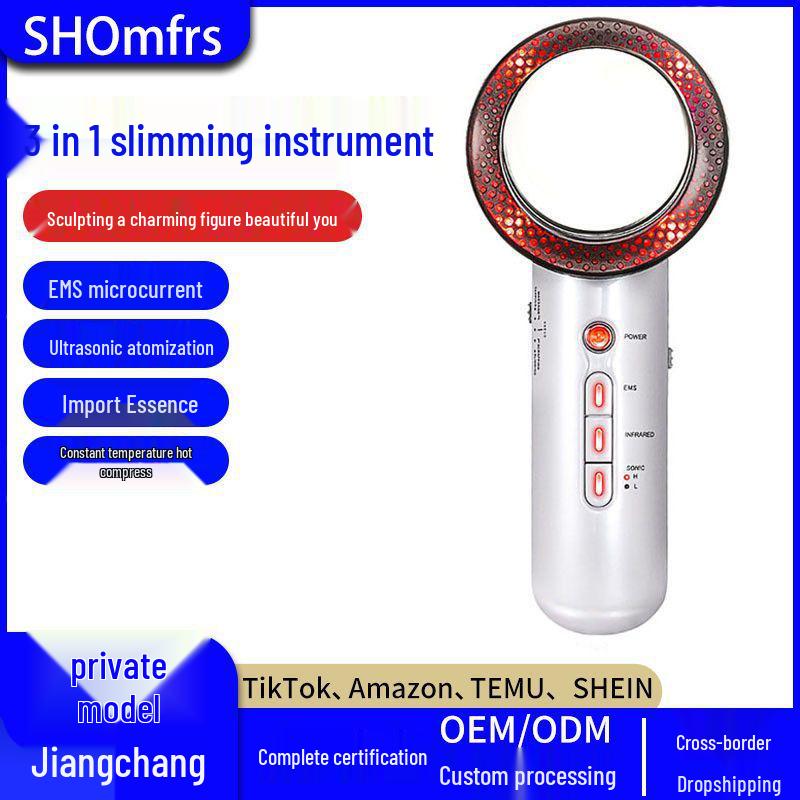 Cross-border Slimming & Shaping Facial Beauty Device with Microcurrent & Ultrasound Lipolysis