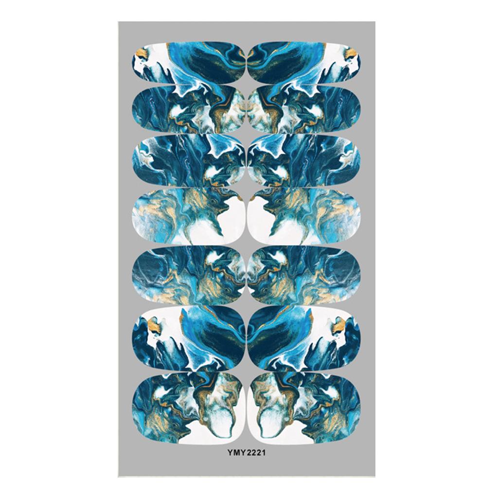 

Маникюрный стикер Стильный масляный патч на всю ногтевую пластину Красивый слайдер Бьюти-обертывания Украшение Наклейки для нейл-арта Дом Салон