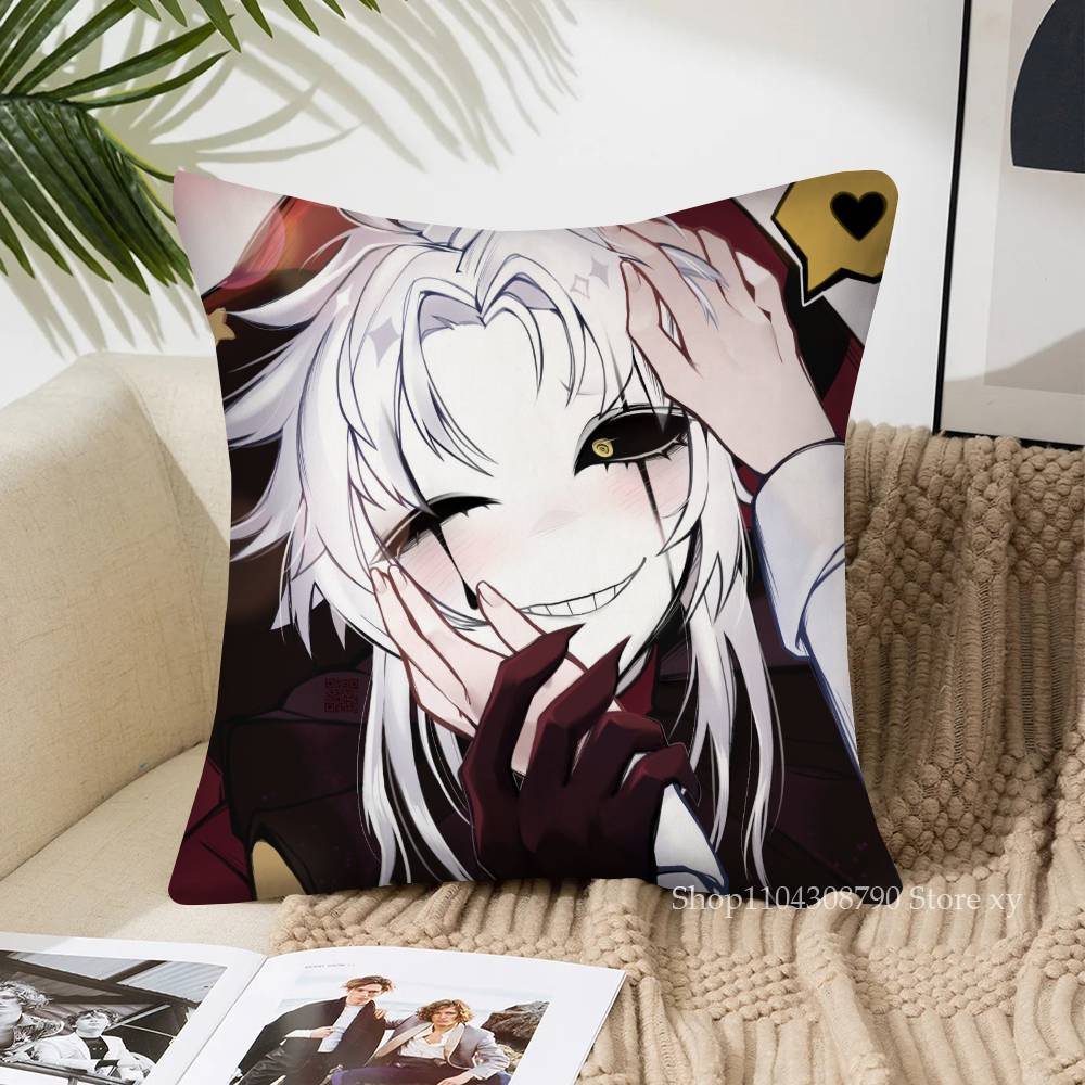 1Pc Freakish Pierrot Circus Bash Pillow Case Fashion Square Pillowcase Bedroom Sofa Room Ins Decoration Leisure