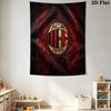 Ac Milan Crest Ornate Background Bedding 1 Duvet Cover 2 Pillowcase Without Core Bedding Set Duvet Cover And Pillowcase