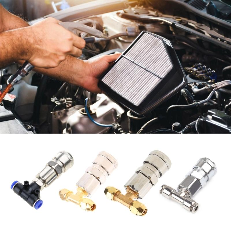 Pneumatic-Tank-Connector Air for Valve Air Bag Three-way Joint Air for Tank Straight Through Joint-Pneumatic Fittings Co