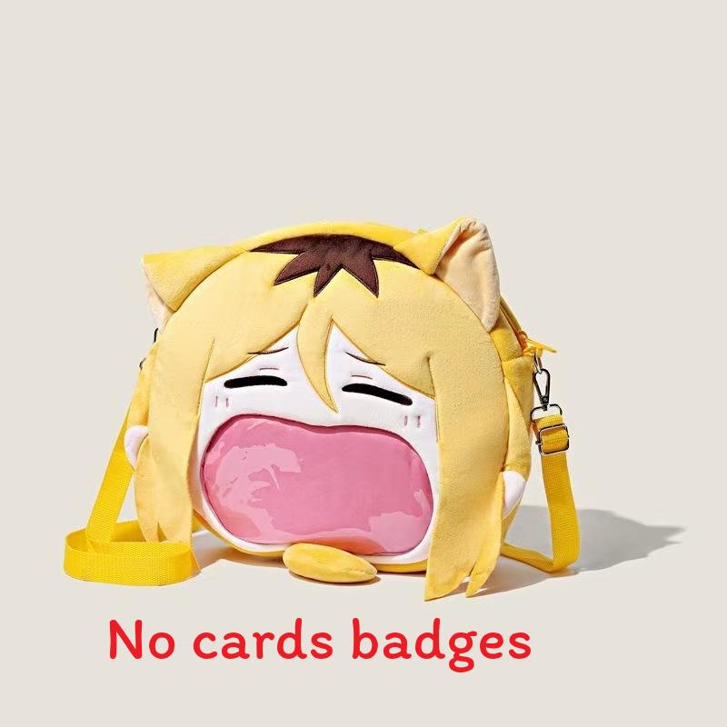 Itabag Hatsune Miku Soft Plush Girl Backpack With Cartoon Art Adjustable Bag