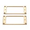 2Pcs Pickup Mounting Ring Set Pickup Cover Frame Replacement for Electric Guitar