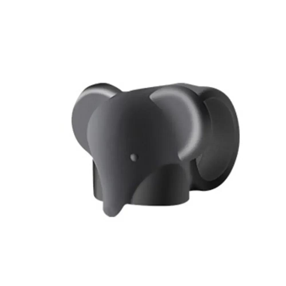 Elastic Silicone Door Stopper Cartoon Elephant Door Handle Bumper Anti Collision Doorstop Wall Protector Furniture Fittings