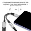 2 in 1 Type C to 3.5mm Sound and PD60W Charging Converters with HiFide Sound and Nylon Braided Cable