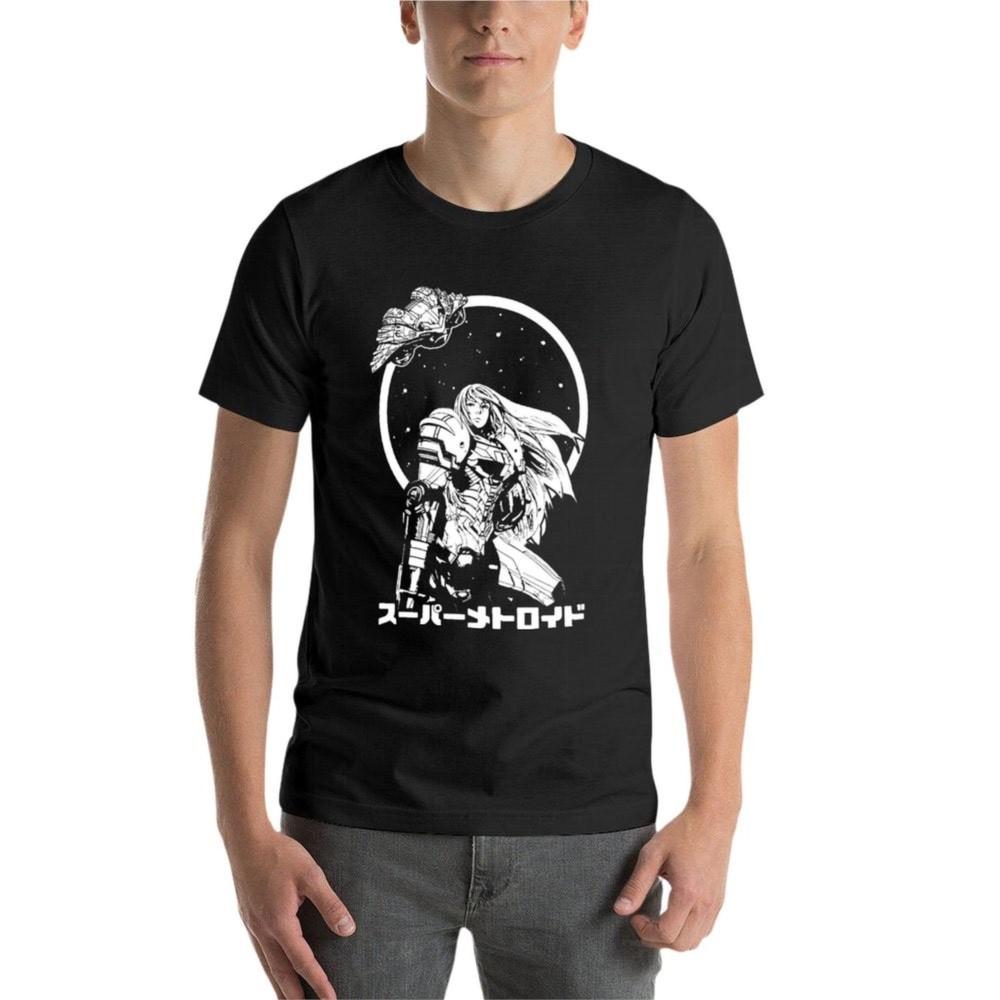 SAMUS ARAN Tshirt Short Sleeve Tee Tops Mens Clothes