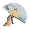 Classical Dance Fan Lotus Design Chinese Style Fan Portable Folding Hand Fan  Summer