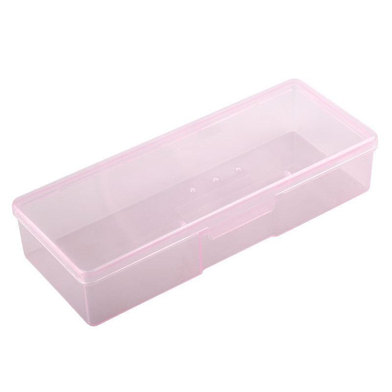 Portable Nail Art Storage Box: Large Capacity for Tools, Files, Buffers, Cuticle Nippers, Polish, and Decorations
