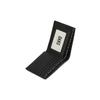 Daks Black Cowhide Wallet With Metal Logo Decoration Dbwa6e915bk