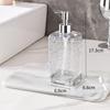 Cheese Texture Press-Type Dispenser Bottle for Body Wash, Shampoo, and Hand Soap