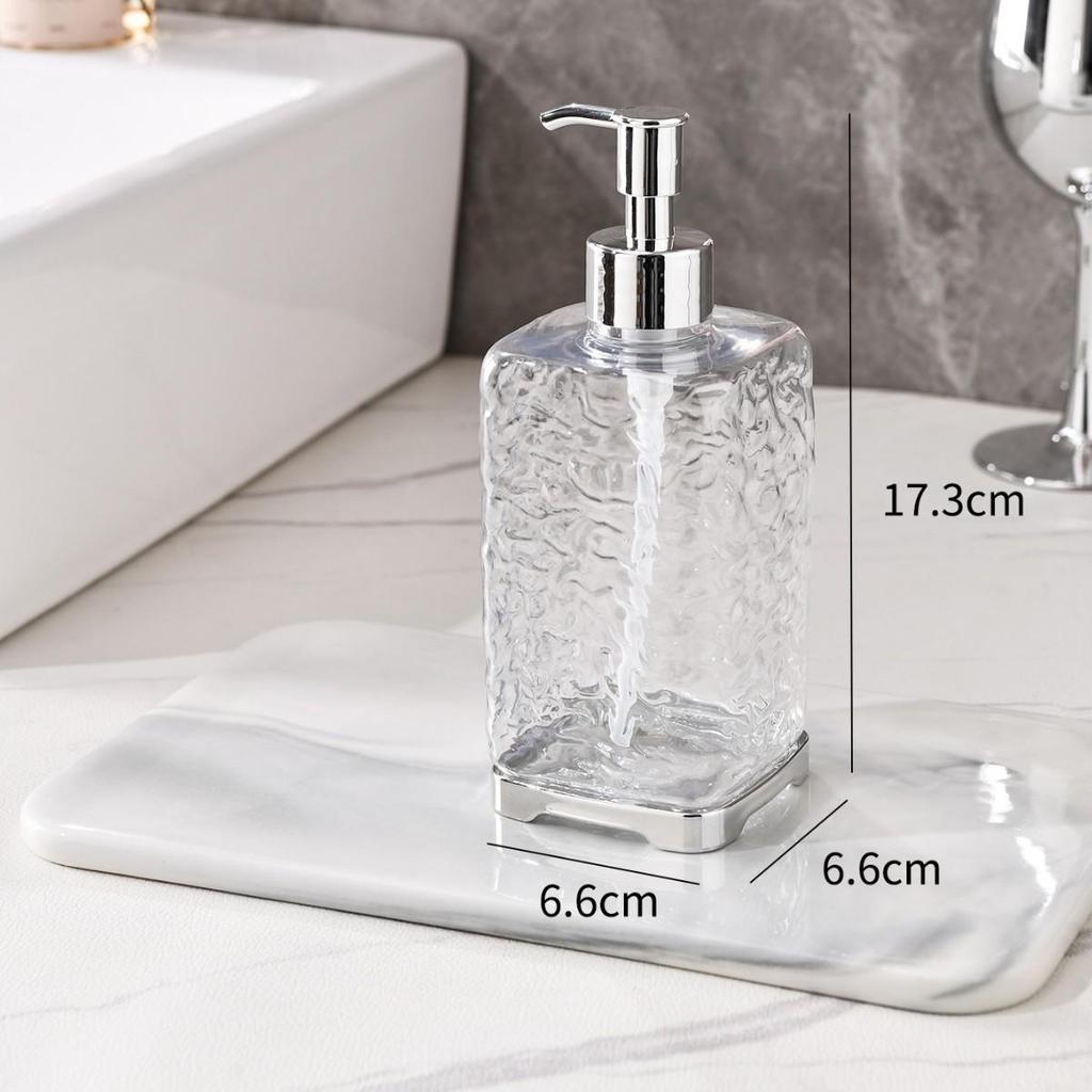 Cheese Texture Press-Type Dispenser Bottle for Body Wash, Shampoo, and Hand Soap