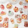 Journal GO 50pcs Coffee Dessert Weekend Coffee Shop Stickers for Collage Junk Journal Scrapbooking Decoration Washi Paper Decals