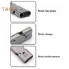 Double Tube Survival Whistle 150dB High Decibel Heavy Duty Stainless Steel Portable Travel Mini Camping Hunting Hiking Outdoor Emergency Whistle