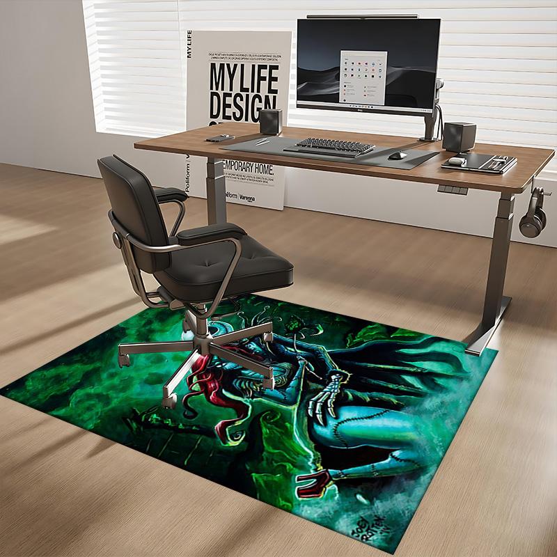 1pc Nightmare Before Christmas Carpet for Playroom Bedroom Living Room Sofa Home Decor,Game Area Rug Non-slip Floor Mat. D7280127
