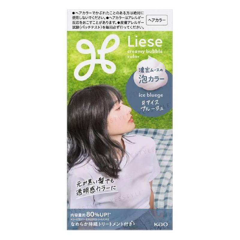Kao - Liese Creamy Bubble Hair Color For Black Hair