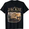 Vintage Jackie Forever Our Queen Bald Eagle Memorial Tribute T-Shirt