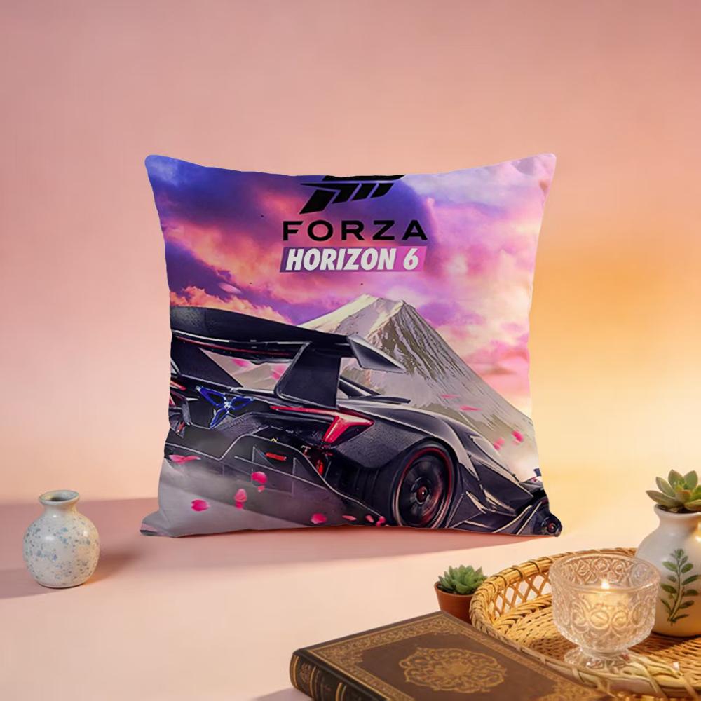 

Hot FForza Horizon 5ful Cushion Cover Premium SkinFriendly Pillow Case MultiPurpose for Home Office Travel 30X30cm
