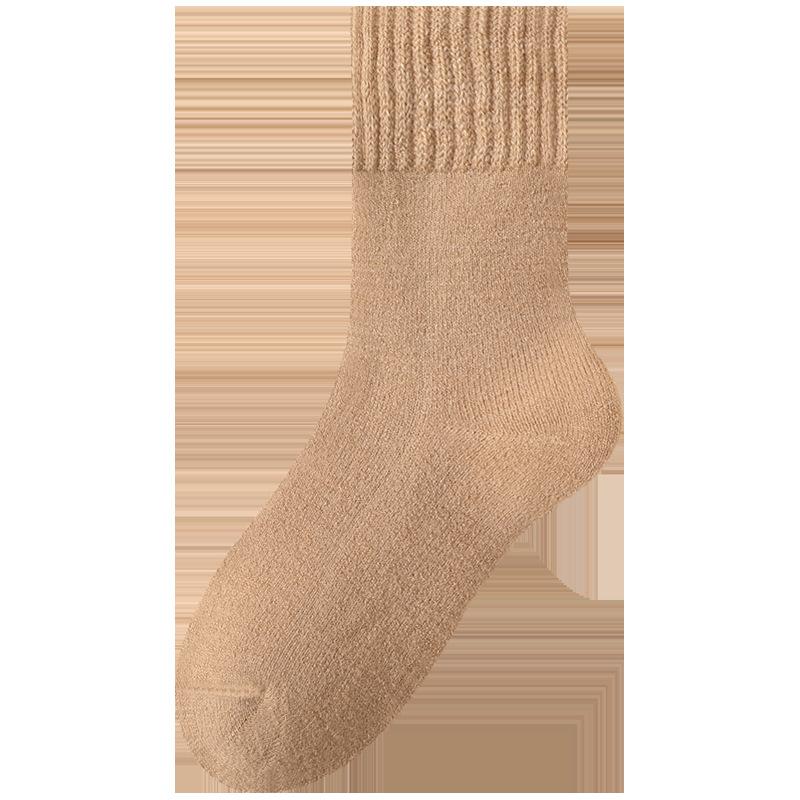 

Women s fleece socks for autumn and winter, mid-calf socks with extra fleece and thickness, maternity socks, warm sleep socks, winter floor long No Specifications хаки