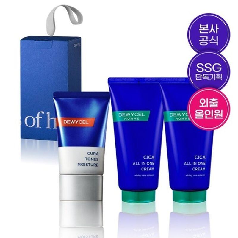 

Dewycel [Homme SET] Homme All-in-One Gift Set for Going Out (Curatons 40ml + Cica All-in-One 150ml x 2) FREE