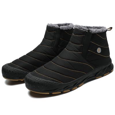 Neue Outdoor Herren Schneestiefel Bequeme Warme Wanderschuhe Herren Große Größe 36-47 Rutschfest Schwarz Damen Stiefeletten botas para hombre