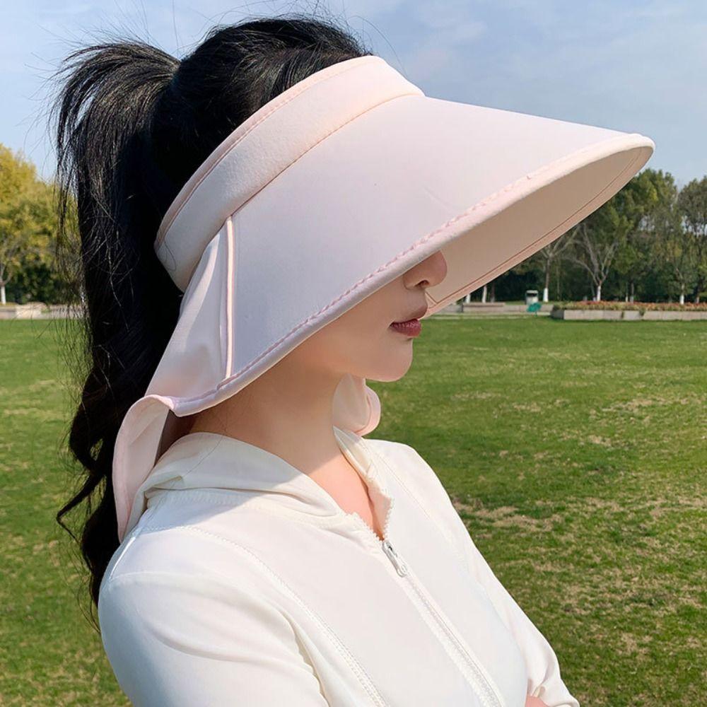 

Outdoor Sunshade Hats with Neck Cover UV Protection Cap Cycling Sun Bucket Hat
