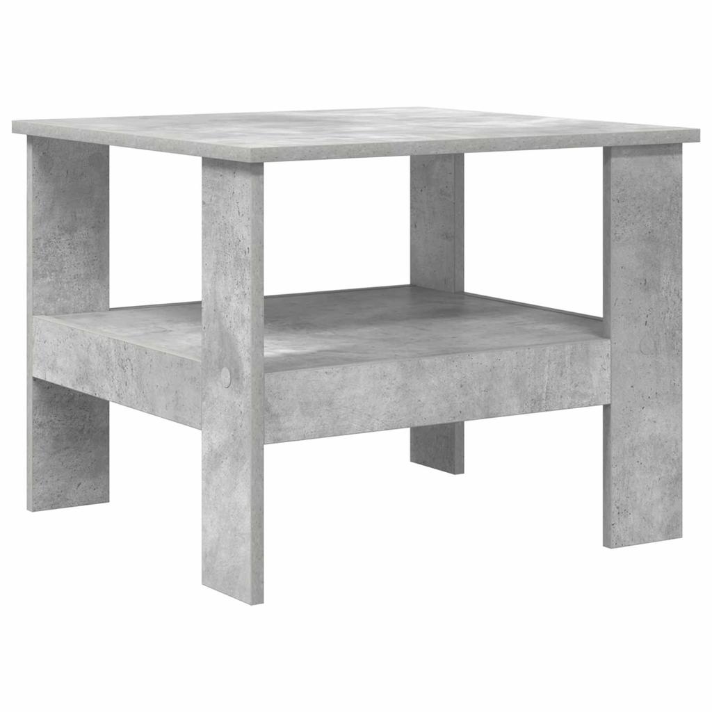 Coffee Table Concrete Gray 57 x 55 x 45 cm Engineered Wood