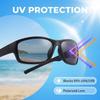 Kylebooker Polarized Sports Sunglasses for Men Women Unbreakable Frame with UV Protection Ideal for Fishing Driving Running