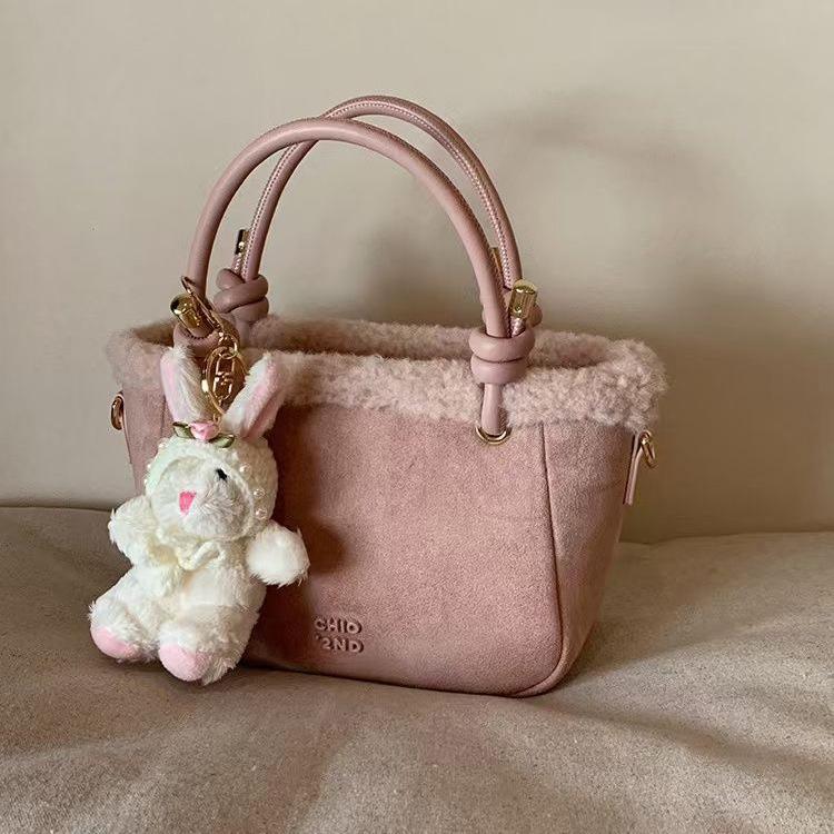 Cute Rabbit Bag Pendant Plush Doll Pendant Gift for Girlfriends Trendy Brand Personalized Mobile Phone Hanging Chain Keychain