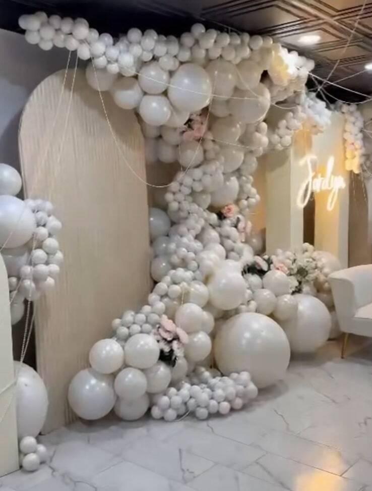 Balony Lateksowe Snow White, 45 Cm, 25 Szt.