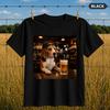 Funny Dog Drinking Beer T Shirt, Funny Shirt Women Men Idea, Dog Mom Gift, Funny Dog Shirt, Cute Dog Mom Gift, Funny Beer Dog Tee, Beer Gift