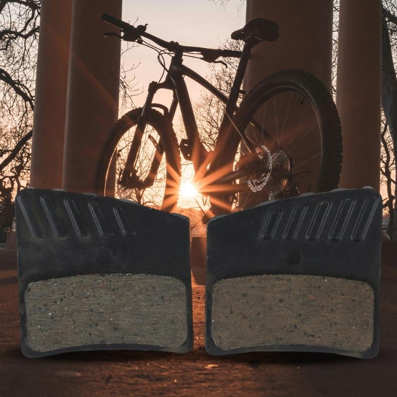 4 Piston Heat Dissipation Brake Block Mountain Bike Disc Brake Pad Road Bike Calipers Brake Block Bicycles Repair Tool