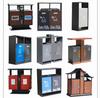 Large Stainless Steel Outdoor Trash Can for Parks and Municipal Areas