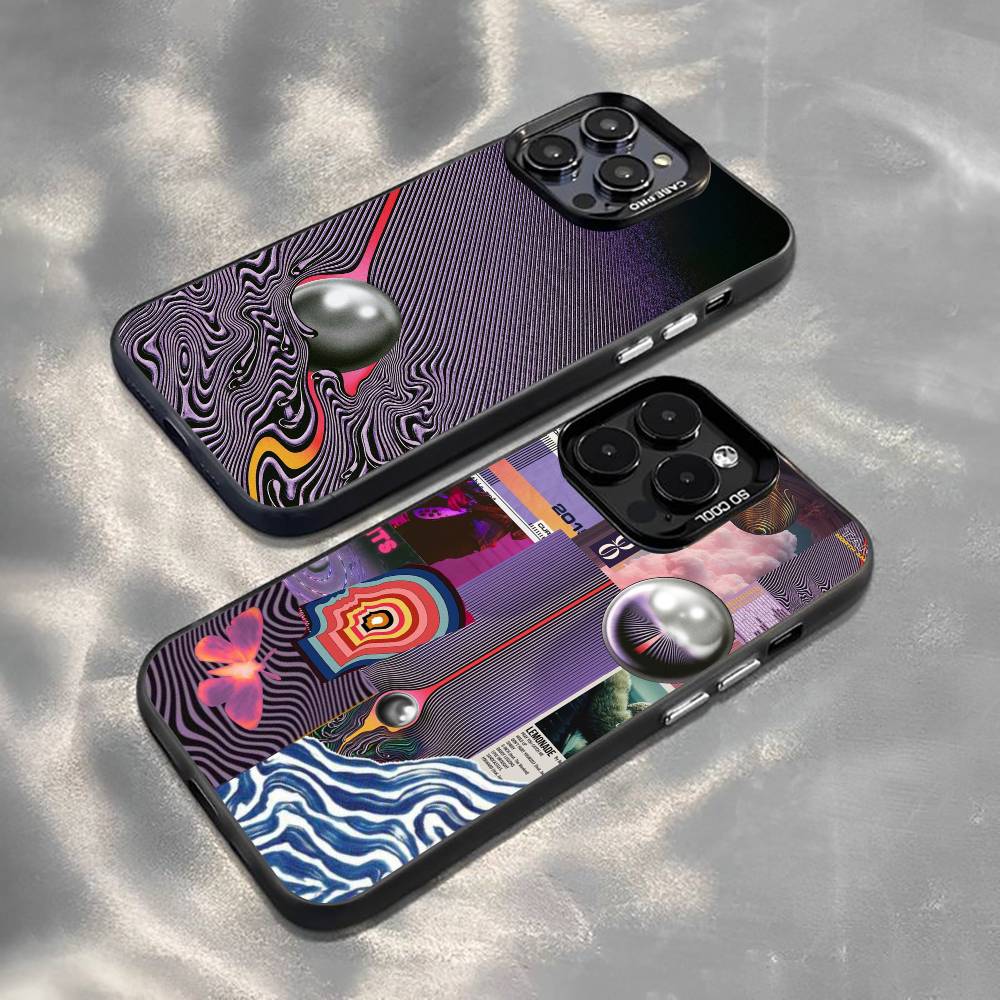 Tame Impala Psychedelische Kunst Handyhülle Für iPhone 17,16,15,14,13,12,11 Plus,Pro Max,XS,Bunte Silberne Handyhülle Funda Cover