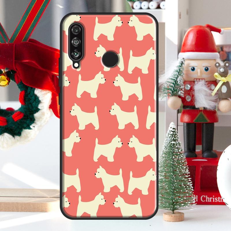West Highland Terrier Westie For Huawei Nova 9 10 SE 11 Pro Y60 Y70 Y90 Y61 Y91 Y72 Y73 12i 11i 8i P20 P30 P40 Lite Case