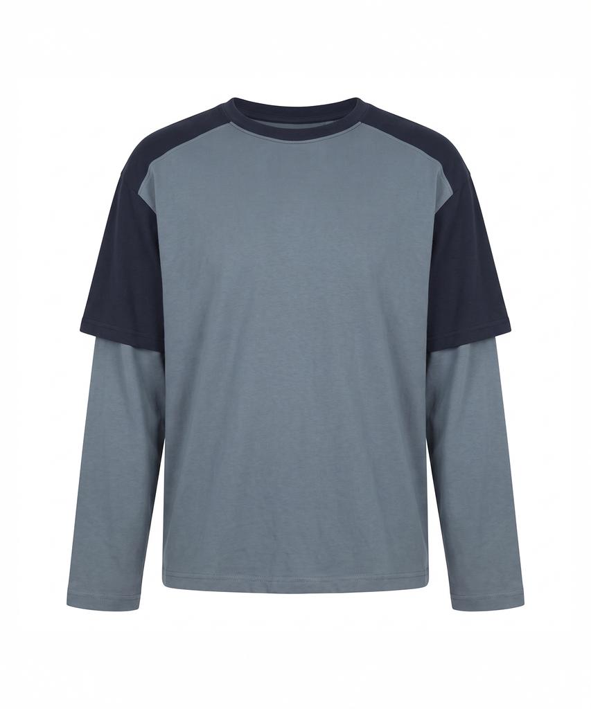 PIALSSIESEUESEU Double Layer Long Sleeve - Blue