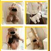 Big Nosed Dog Cute Soft Plush Toy Decoration Backpack Children Perfect Gift