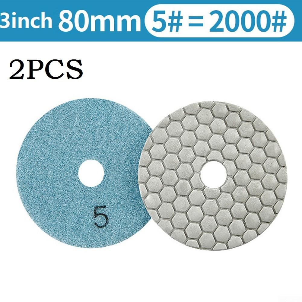 

2 шт. шлифовальные подушечки для угловых шлифовальных машин, алмазные сухие подушечки