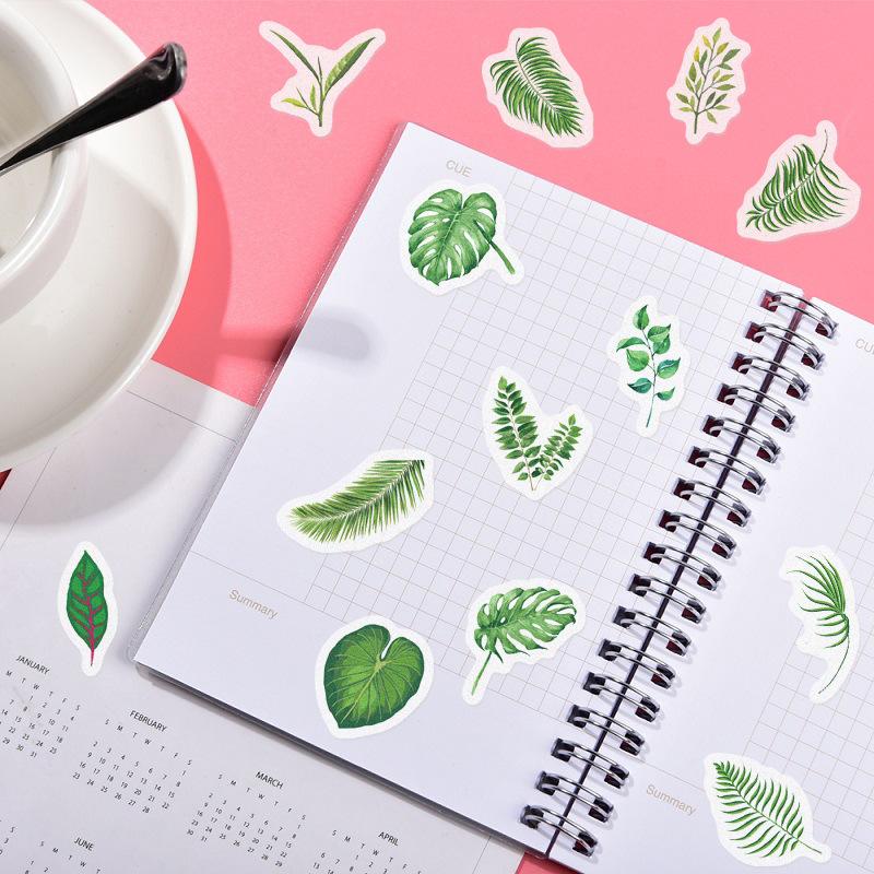 About 10g Product Bag Stickers Cartoon Elements 40 Pieces of Hand Account Kawaii Material DIY Decoration and Paper Stickers