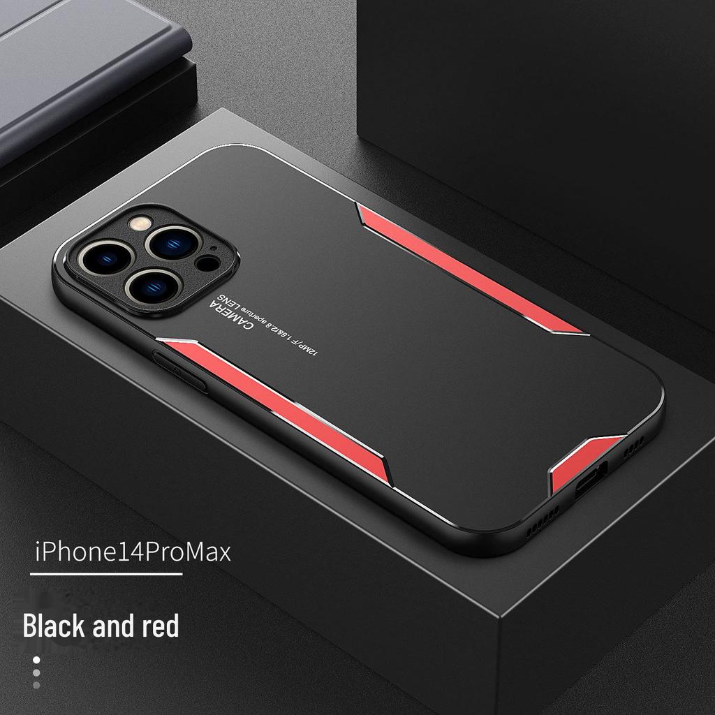 Ultra-Thin Metal Phone Case for Apple iPhone 12, 13 Mini, 14 Pro Max