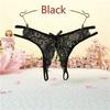WAKEWAY Sexy Women Open File Lace G String Thongs Low Waist Seamless Female Underpants Comfortable Ladies Fun Underwear