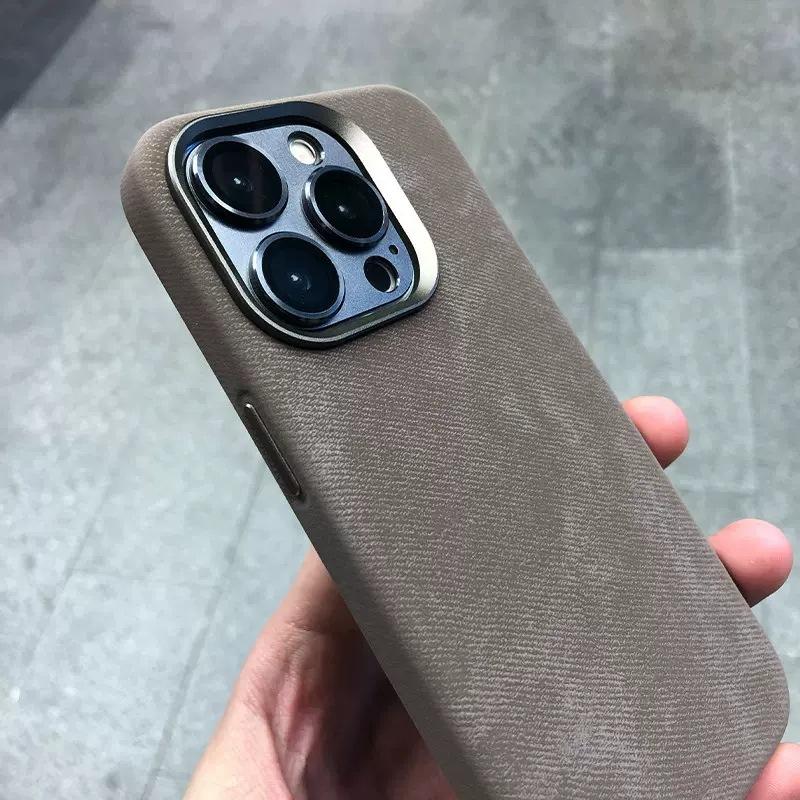 Applicable to Apple 11ProMax flannel mobile phone case magnetic suction iPhone11 leather anti-drop 11 protective case new model