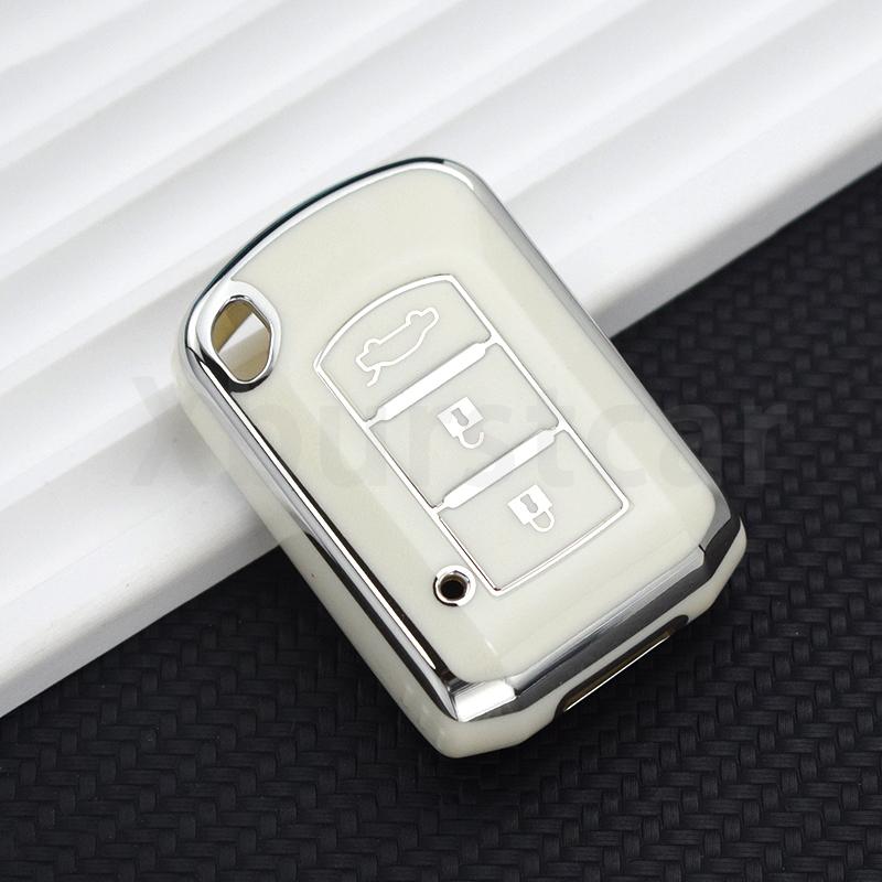 2/3 Buttons Shell Fob Holder For Mitsubishi Eclipse Cross Outlander Sport Mirage G4 Lancer Remote Tpu Car Key Fob Case Cover