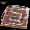 Flevance Square Glass Divided Serving Dish