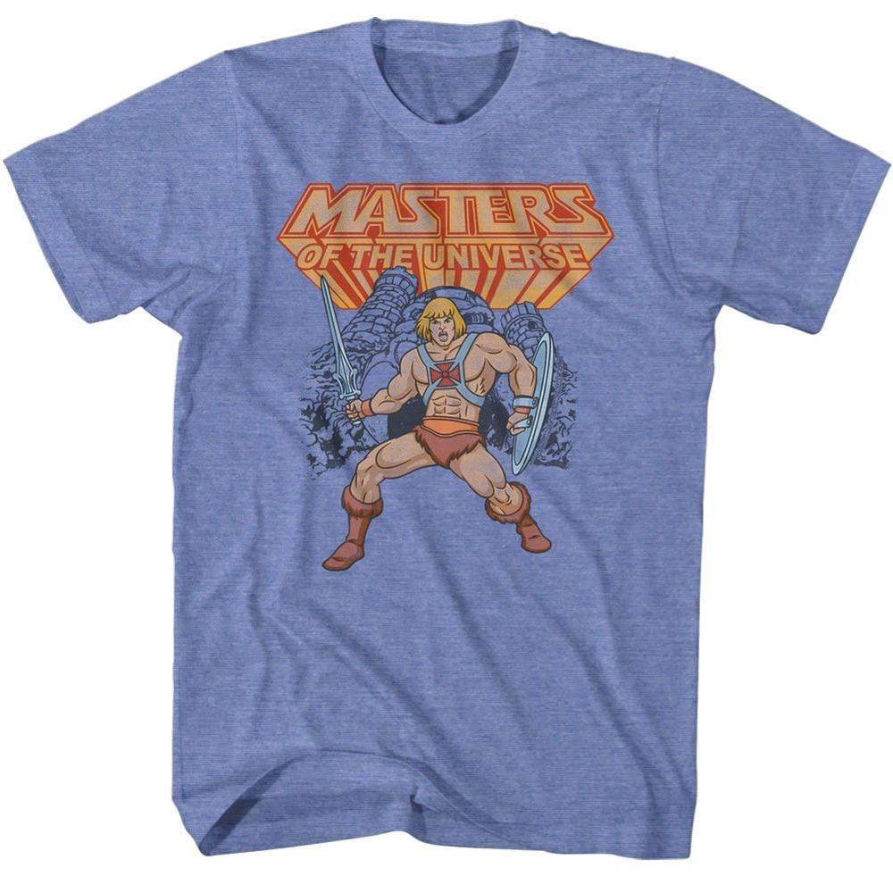 

Masters Of The Universe - He-Man - Short Sleeve - Heather - Adult - T-Shirt 4XL