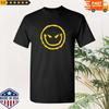 Böses Lächeln Gesicht Sarkastischer Humor Grafik Neuheit Lustiges T-Shirt