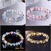 Fashion Butterfly Charm Crystal Stretch Beaded Bracelets Elastic Rope Women Temperament Bracelet&Bangles Charms Bohemian Jewelry