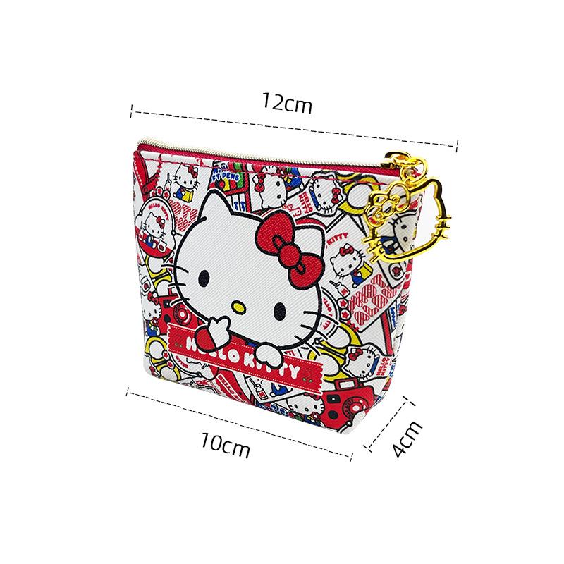 Hello Kitty Cartoon Coin Purse - Mini Cute Zipper Wallet for Girls