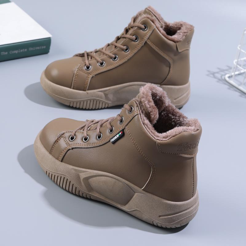 Winter Short Plush Boots Casual Thick Bottom Women Sneakers Designer Woman Flat Snow Boots Warm Woman's Ankle Boots Botas Mujer