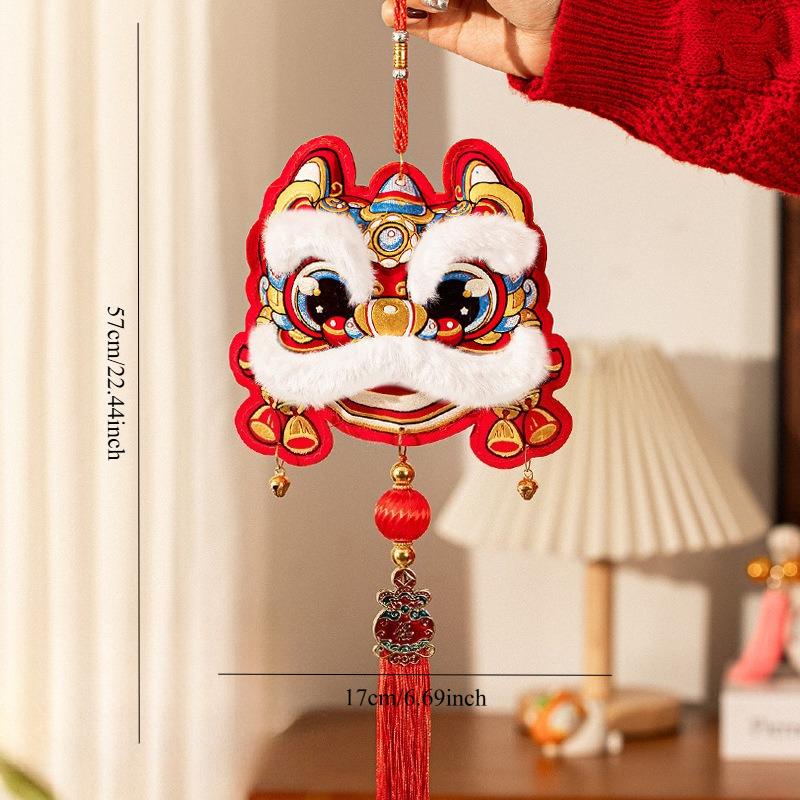 New Lucky Bag Bell Pendant New Year of The Horse Decor Spring Festival Ornament Festive Living Room Scene Arrangement Home Party